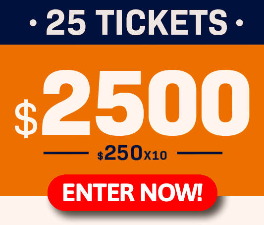 25 Tickets — $2,500.00