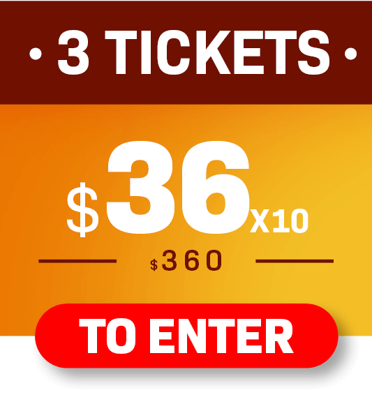 3 Tickets — $360.00